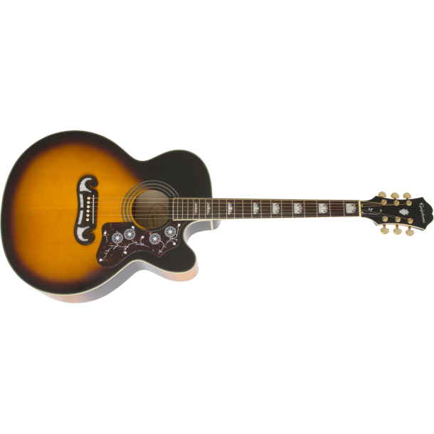 Epiphone J-200 EC Studio Vintage Sunburst